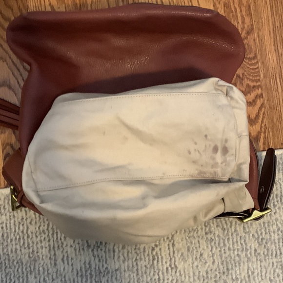 Coach leather hobo satchel with tassels - Picture 6 of 12